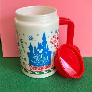 Disneyland Holiday Mug with Lid 1997